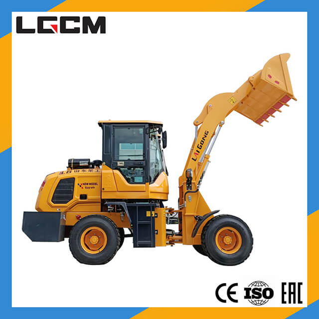 Hydraulic Quick Hitch Small 1.5ton Front Articulated Wheel Loader